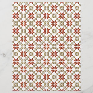 Latvian Morning SUN motif géométrique IX