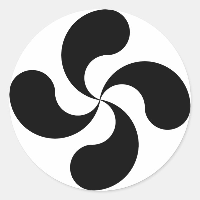 lauburu croix basque cross sticker (Devant)