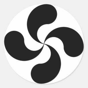 lauburu croix basque cross sticker