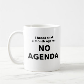 L'aucune tasse d'ordre du jour