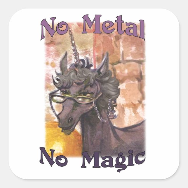 Lauda No Metal No Magic Stickers (Devant)