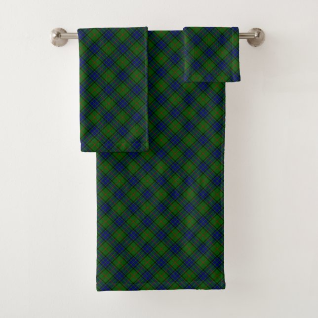 Lauder tartan bleu vert plaid (En situation)