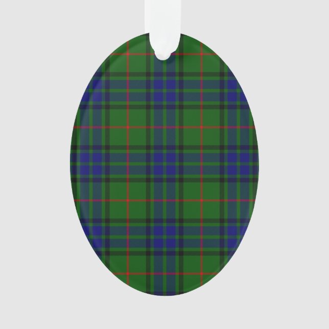Lauder tartan bleu vert plaid (devant)
