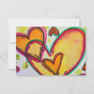 Laugh Hearts Connect Petite invitation ou Invitati