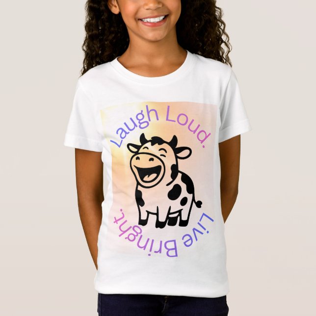 Laugh Loud, Live Bright T-Shirt (Devant)