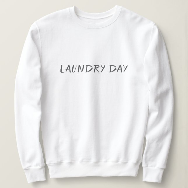 Laundry Day Cozy Crewneck Sweatshirt (Design devant)