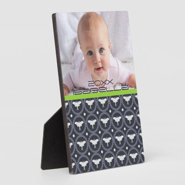 Laurel Wreath & Luna Moth Plaque (Côté)