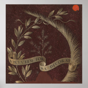 Laurel Wreath - Poster d'art de Léonard de Vinci