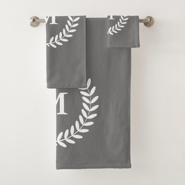 Lauriers chics blancs rustiques modernes et gris (En situation)