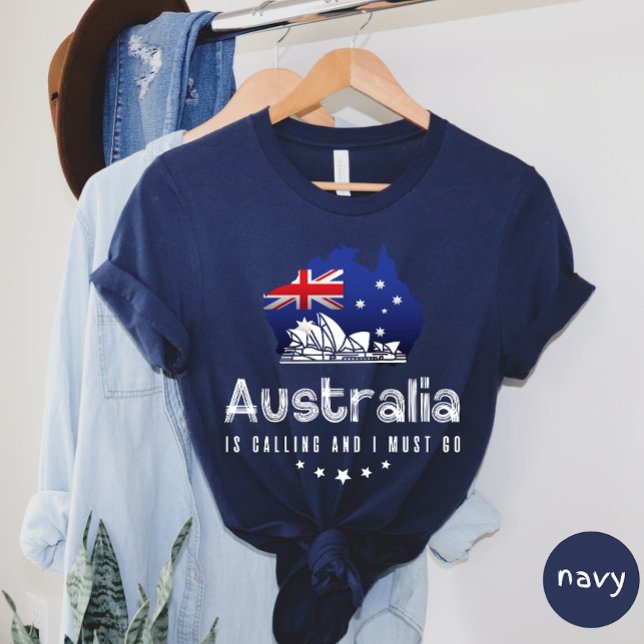 L'Australie Appelle Et Je Dois Aller T-shirt (Créateur téléchargé)