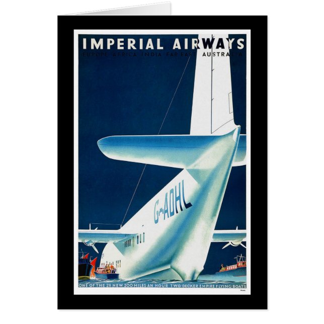 L'Australie Imperial Airways (Devant)
