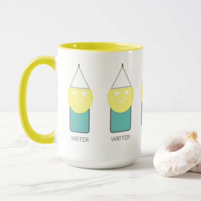 L'AUTEUR Mug par la poète Adiela Akoo (Avec donut)
