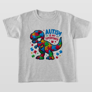 L'autisme est le T-shirt de mes enfants super-puis
