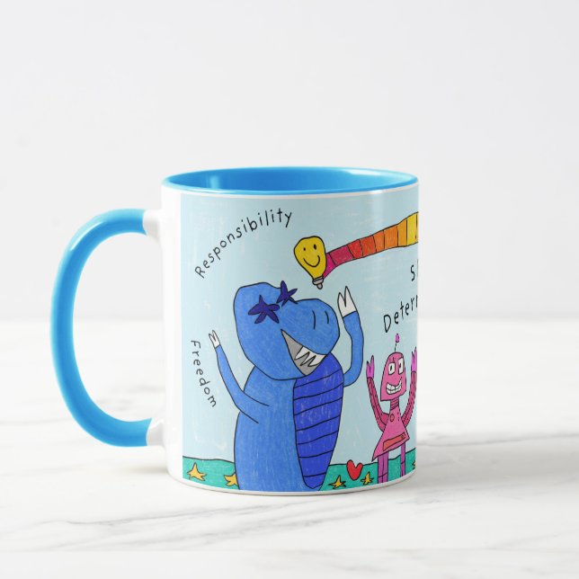 "L'auto-détermination à la maison du plaisir" Mug (Gauche)