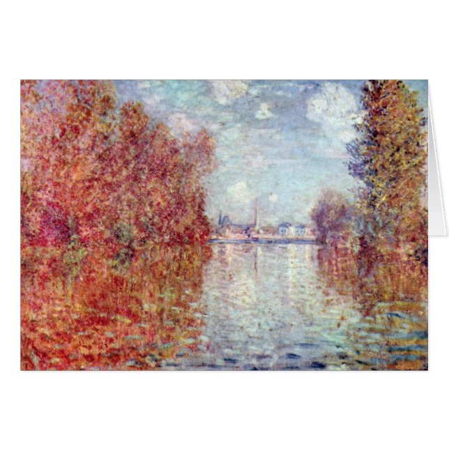 L'automne à Argenteuil par Claude Monet (Devant horizontal)