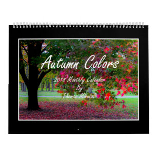 L'automne colore le calendrier 2018 mensuel