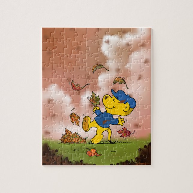 L'automne de Ferald laisse Jigsaw Puzzle (Vertical)