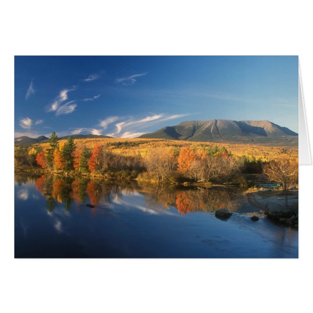 L'automne du mont Katahdin (Devant horizontal)