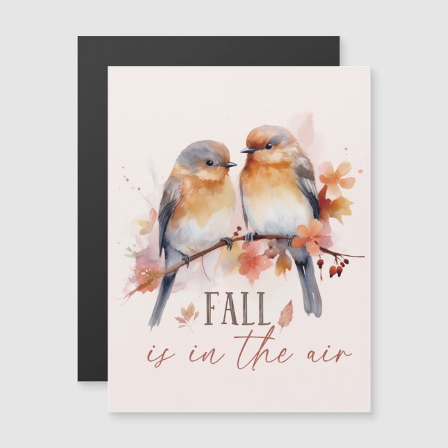 L'Automne Est Dans L'Air - Beaux Oiseaux Et Feuill (Devant / Derrière)