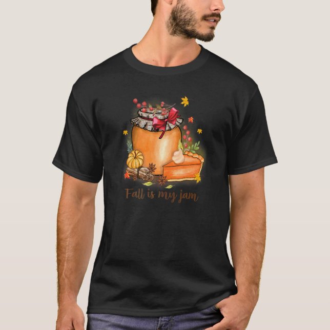 L'automne est dans mon haut jam tendance dicton Ci (Devant)