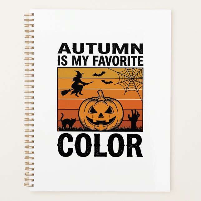 L'automne est ma couleur préférée Halloween Citrou (Devant)