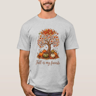 L'automne est ma saison préférée - T-Shirt Arbre A