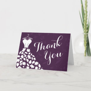 L'automne laisse Mariage Merci de robe