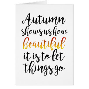 L'automne nous montre à quel point c'est beau