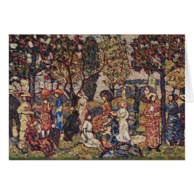 L'automne par Maurice Prendergast, Vintage Fine Ar (Devant horizontal)