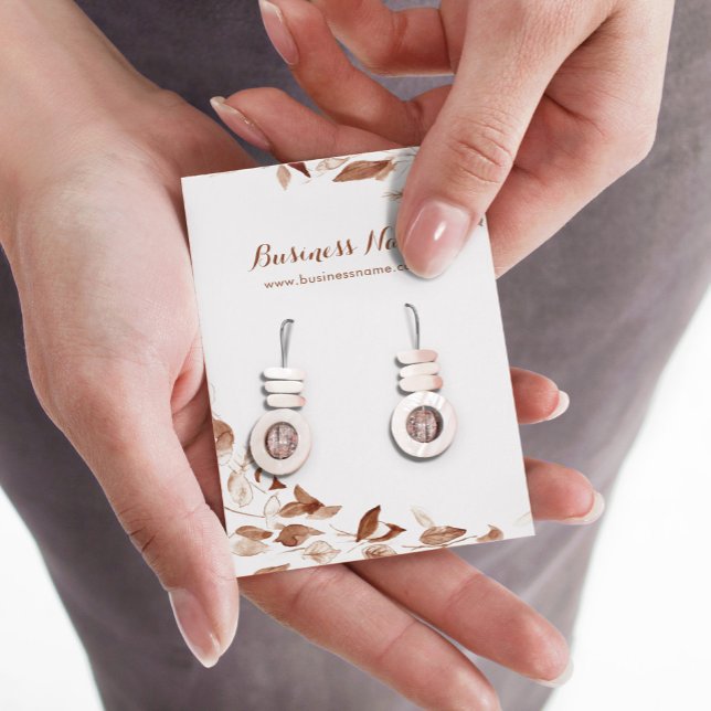 L'automne romantique laisse des cartes d'oreille A (Créateur téléchargé)