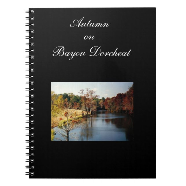 L'automne sur le Bayou, Cahier (Devant)