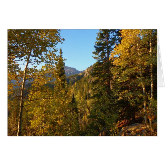 L'automne sur le sentier menant au lac Dream (Devant horizontal)