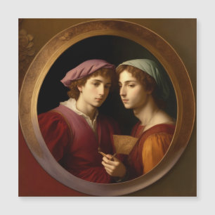 L'autoportrait de Raffaello avec un ami