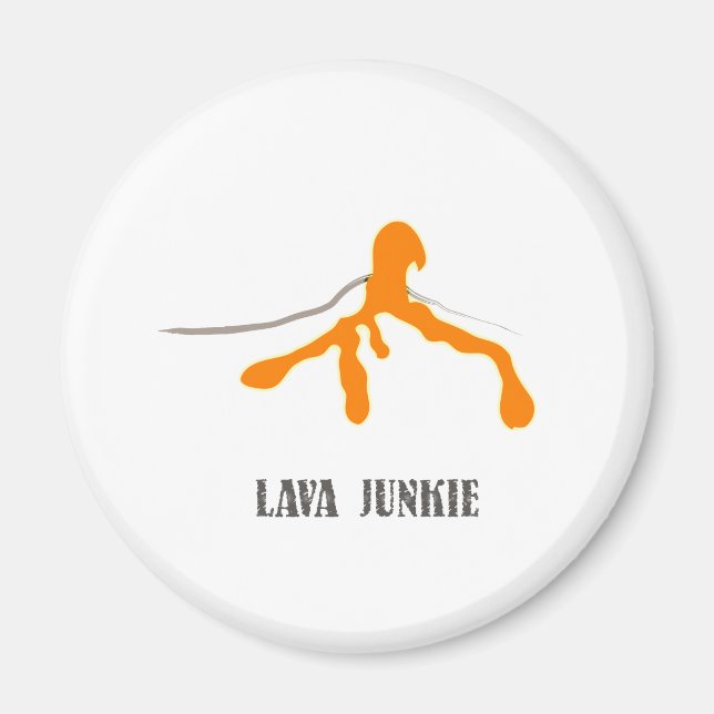 Lava Junkie (General) Magnet (Devant)