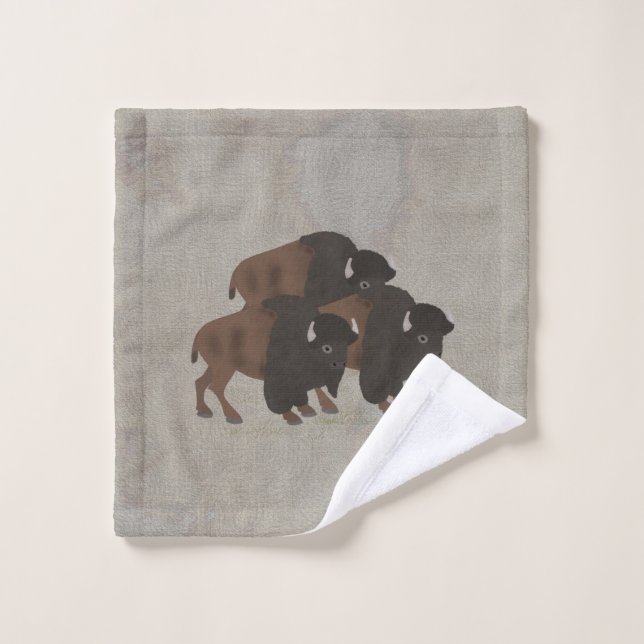 Lavage de bison (Gant de toilette)
