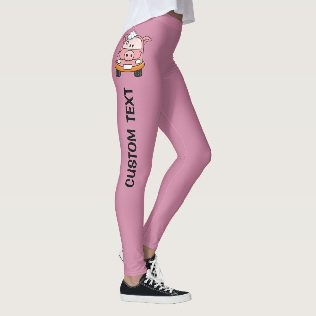 Lavage de voiture leggings de cochon (Droite)