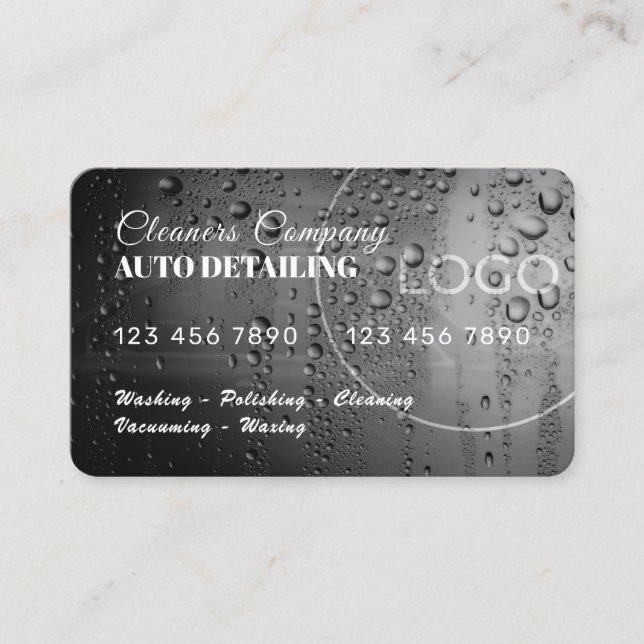 Lavage en métal par carte de crédit  (Devant)