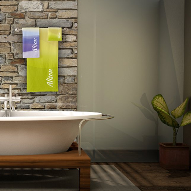 Lavande à dégradé jaune Nom abstrait (Créateur téléchargé)