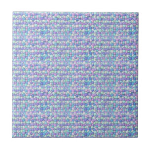 Lavande, bleu, carreau de céramique 2 de mosaïqu