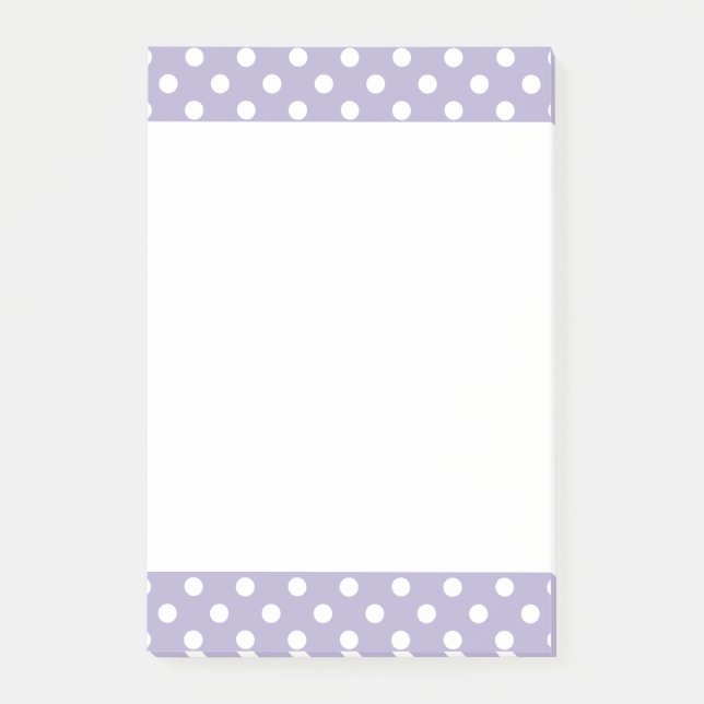 Lavande cosmique/bloc-notes pourpre de post-it de (Devant)