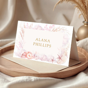 Lavande Douce Bleue Ocean Table Place Carte