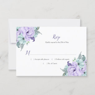 Lavande et Monnaie Aquarelle Peonis treillis RSVP