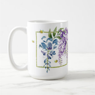 Lavande Fleurs Jaunes Mug classique, 15 oz