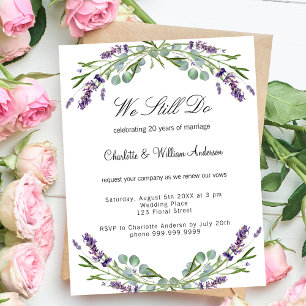 Lavande fleurs violettes budget voeu renouvellemen