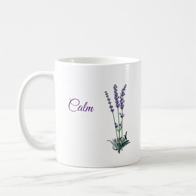 Lavande Flower Calme Mug (Gauche)