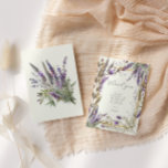 Lavande Regal Fête des mariées florale Carte de re<br><div class="desc">Notre collection de douches nuptiales "Lavender Regal Floral" présente une belle aquarelle lavande florale avec des éléments royaux dorés jumelés à une typographie élégante pour une douche nuptiale parfaite. Nature inspirée mais avec cet accent royal cette collection est prête pour votre destination ou rester à la maison la douche nuptiale...</div>