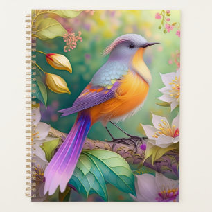 Lavande Tête Orange Breased Imaginaire Oiseau