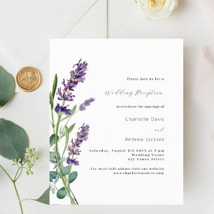 Lavande verdure violet budget mariage réception