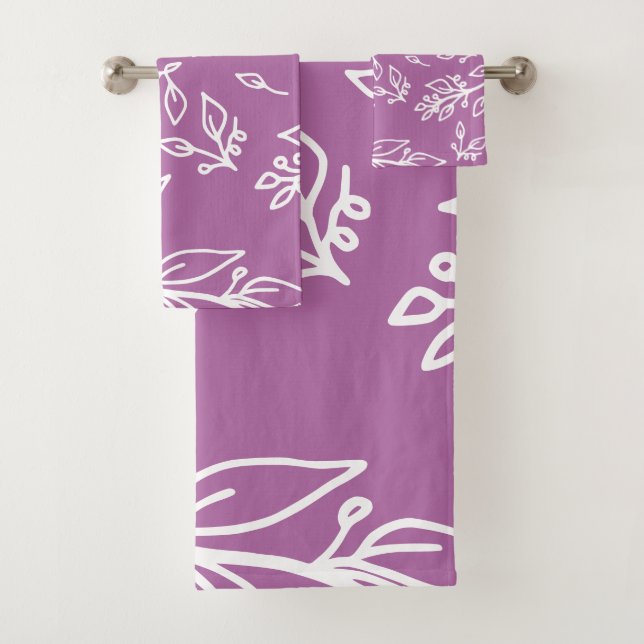 Lavande violet floral (En situation)