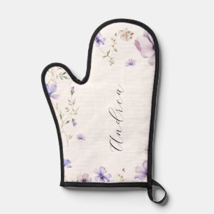 Lavande Violet Floral Printanier Lavage Bride à Ba